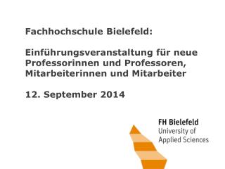 Fachhochschule Bielefeld: