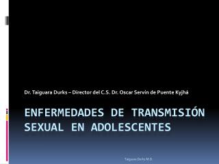 Enfermedades De Transmisión Sexual En Adolescentes