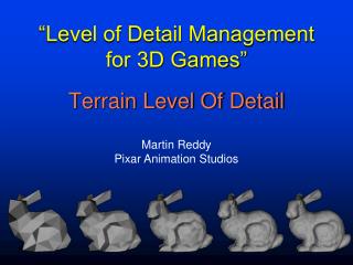 Terrain Level Of Detail