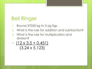 Bell Ringer