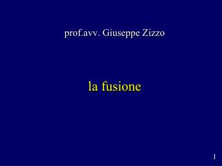 la fusione