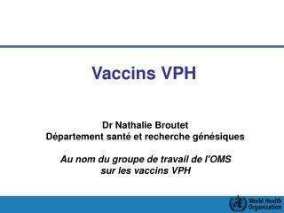 Vaccins VPH