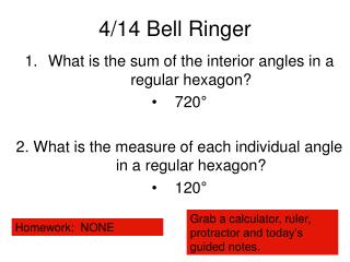 4/14 Bell Ringer