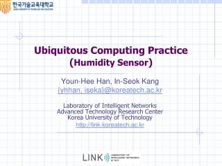 Ubiquitous Computing Practice ( Humidity Sensor )