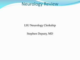 Neurology Review