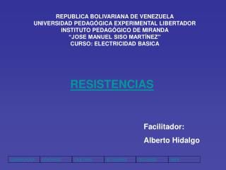 REPUBLICA BOLIVARIANA DE VENEZUELA UNIVERSIDAD PEDAGÓGICA EXPERIMENTAL LIBERTADOR