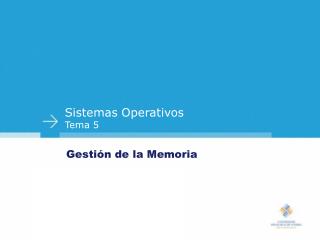 Sistemas Operativos Tema 5