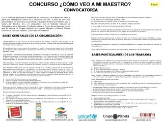 CONCURSO ¿CÓMO VEO A MI MAESTRO?