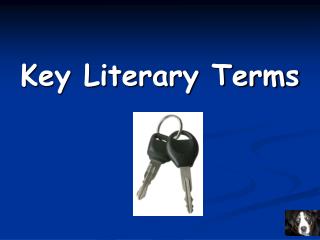 Key Literary Terms