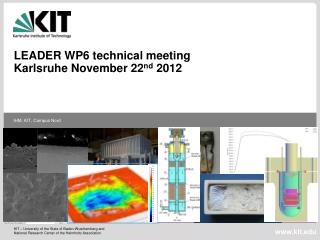 LEADER WP6 technical meeting Karlsruhe November 22 nd 2012