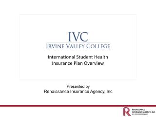 International Student Health Insurance Plan Overview