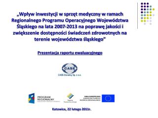 Katowice, 22 lutego 2011r.