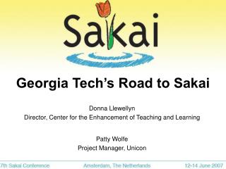 Georgia Tech’s Road to Sakai