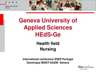 Geneva University of Applied Sciences HEdS-Ge