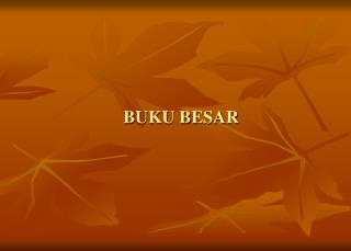 BUKU BESAR