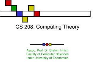 CS 208: Computing Theory