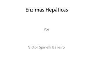 Enzimas Hepáticas