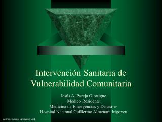 Intervención Sanitaria de Vulnerabilidad Comunitaria