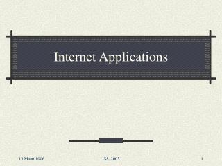 Internet Applications