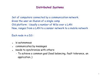 Distributed Systems