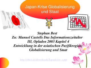 Japan-Krise Globalisierung und Staat