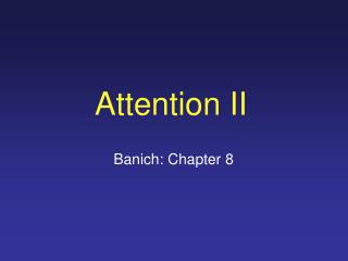 Attention II