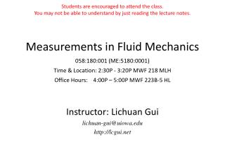 Instructor: Lichuan Gui lichuan-gui@uiowa lcgui