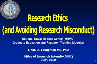 Research Ethics (and Avoiding Research Misconduct)