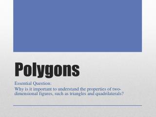 Polygons