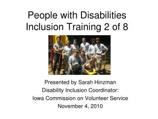 People with Disabilities Inclusion Training 2 of 8