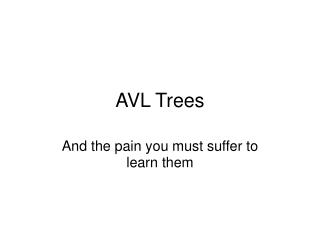 AVL Trees