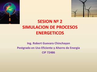 SESION Nº 2 SIMULACION DE PROCESOS ENERGETICOS