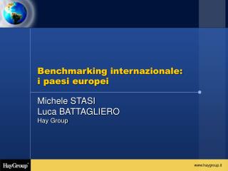 Benchmarking internazionale: i paesi europei