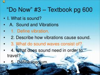 “Do Now” #3 – Textbook pg 600