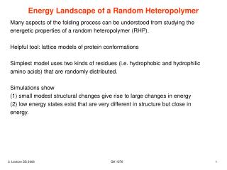 Energy Landscape of a Random Heteropolymer