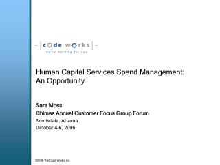 Human Capital Services Spend Management: An Opportunity