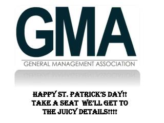 Happy St. Patrick’s Day!! Take A Seat We’ll Get To The Juicy Details!!!!