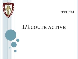 L’écoute active