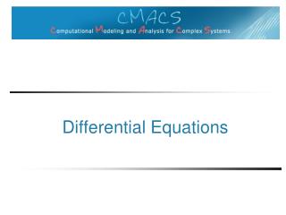 Differential Equations