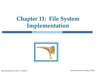 Chapter 11: File System Implementation