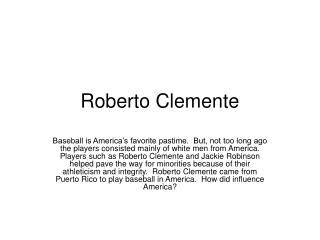 Roberto Clemente