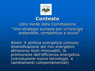 Contesto Libro Verde della Commissione