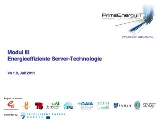 Modul III Energieeffiziente Server-Technologie Vs 1.0, Juli 2011