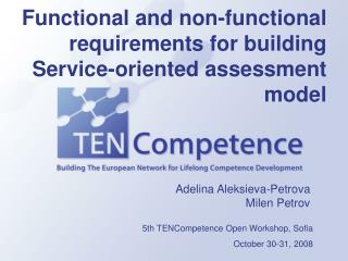 Functional and non-functional requirements for building Service-oriented assessment model