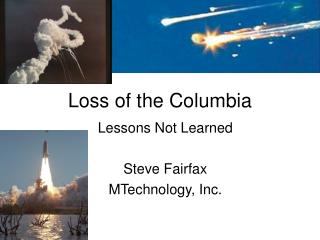 Loss of the Columbia