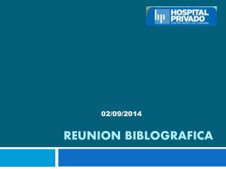 REUNION BIBLOGRAFICA