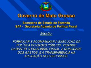 Governo de Mato Grosso