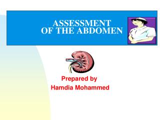 ASSESSMENT OF THE ABDOMEN