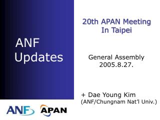 ANF Updates