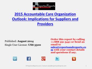 Overview of Accountable Care Organization Market – 2015